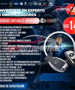 🔥 Curso de Inmovilizadores Programación y Cerrajería  (Pack 18)