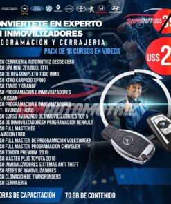 PACK Inmovilizadores Expert – Programación y Cerrajería Automotriz (18 cursos)