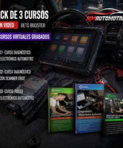 Beto Booster: Pack 3 Cursos de Diagnóstico Automotriz (10 h | 3.4 GB)