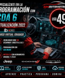 Curso Programación con CDA 6 – Diagnóstico y Configuración de Módulos Automotrices