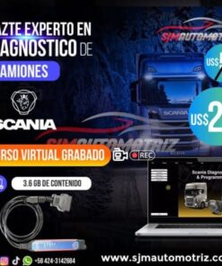 Curso Diagnóstico de Camiones Scania – DTC, Parámetros y Calibraciones (Online)