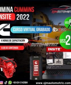 Curso Cummins INSITE: Diagnóstico, Calibración y Parámetros ECM (Online)