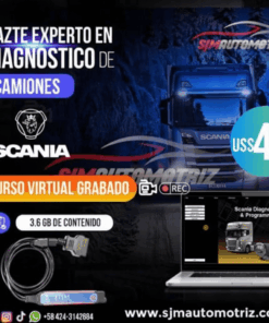 Curso Diagnóstico de Camiones Scania – DTC, Parámetros y Calibraciones (Online)