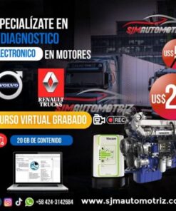 Curso Diagnóstico Electrónico en Motores Volvo y Renault | SJM Automotriz