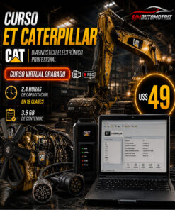 Curso CAT Electronic Technician (ET Caterpillar): Diagnóstico y Calibración de Maquinaria