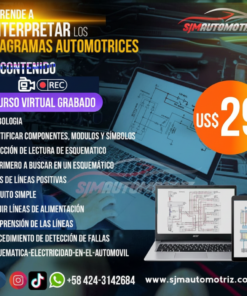 Curso Interpretación de Diagramas Eléctricos Automotrices – 10 h | 6 GB | Online