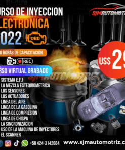 Curso de Inyección Electrónica – 20 h | EFI, Sensores y Scanner (Descargable)