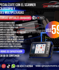🚀 Curso Osciloscopio Scanner Redes Multiplexadas-Paquete de 10 Cursos