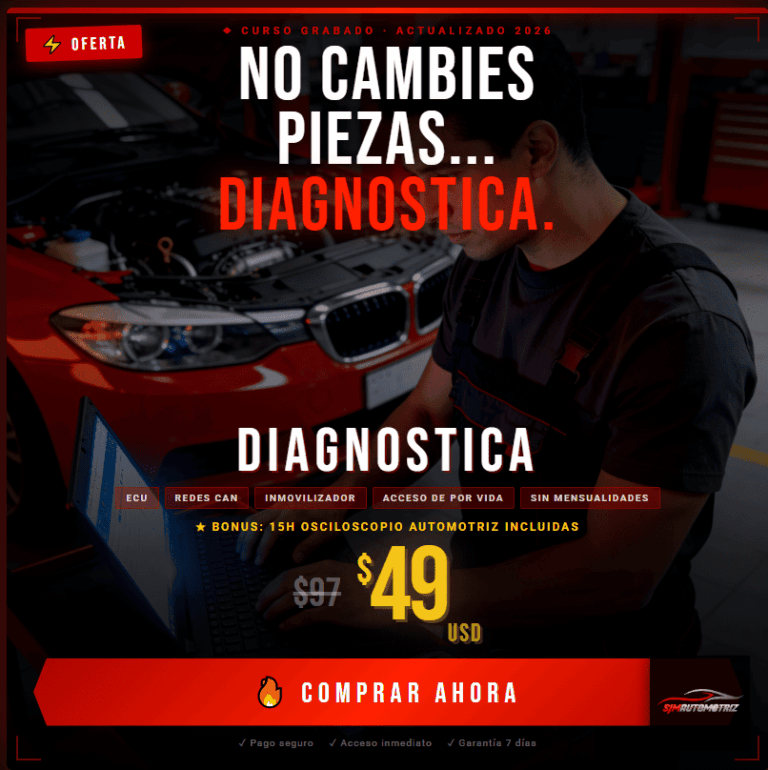 Curso de Diagnóstico Automotriz Avanzado 2026