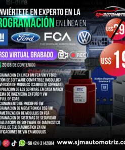 Curso Programación en Línea GM, Ford, FCA y VW