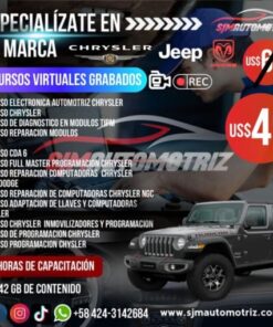 Curso Especialízate en la Marca Chrysler – Diagnóstico, Programación y WiTECH