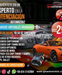 Pack 5 Cursos de Potenciación Automotriz – Chiptuning, WinOLS y HP Tuners