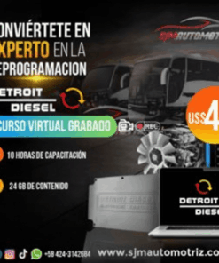 Curso Detroit Diesel Básico-Intermedio: Diagnóstico y Mantenimiento de Motores Diésel (Online)