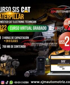 Curso SIS Caterpillar 2022: Manejo del Sistema de Información de Servicio (Online)