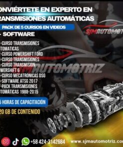 Curso Transmisiones Automáticas: Diagnóstico, Mantenimiento y Reparación (111 h | 12 GB)