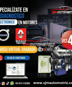 Curso Diagnóstico Electrónico en Motores Volvo y Renault | SJM Automotriz