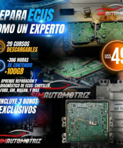 Curso Experto en Reparación de Computadoras Automotrices (ECU) | Pack Profesional de 20 Cursos