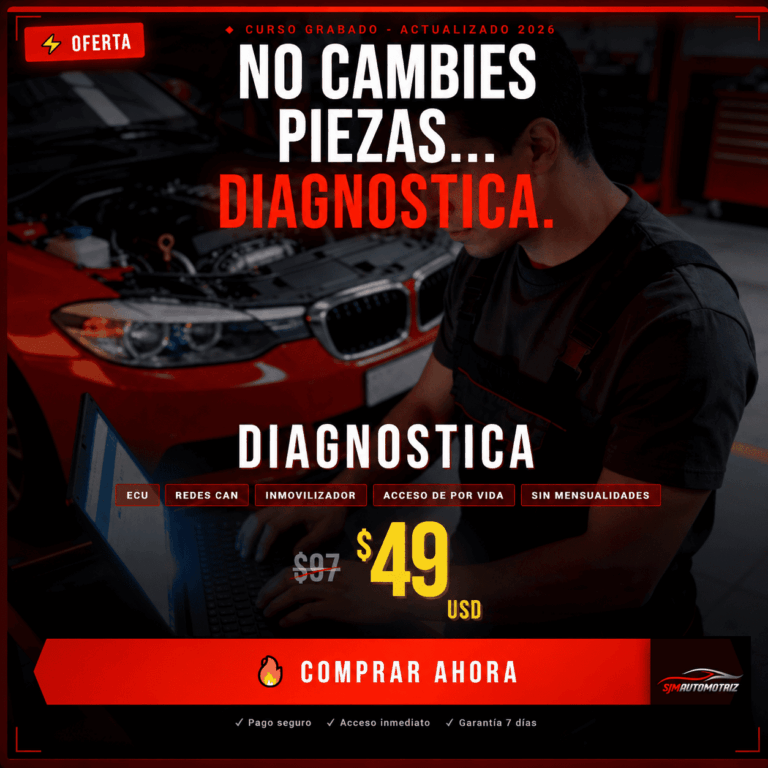 Curso de Diagnóstico Automotriz Avanzado 2026