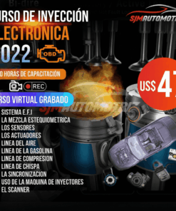 Curso de Inyección Electrónica – 20 h | EFI, Sensores y Scanner (Descargable)