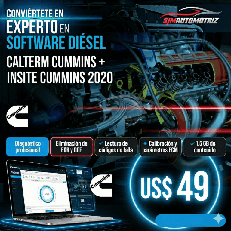Curso Calterm + Cummins INSITE : Diagnóstico, Calibración y Reprogramación ECM