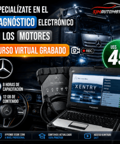 Curso Diagnóstico Electrónico en Motores Mercedes – Sistemas PLD, XENTRY & DAS