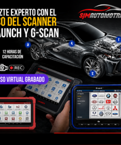 Curso Uso de Scanner Launch y G-Scan: Diagnóstico Automotriz