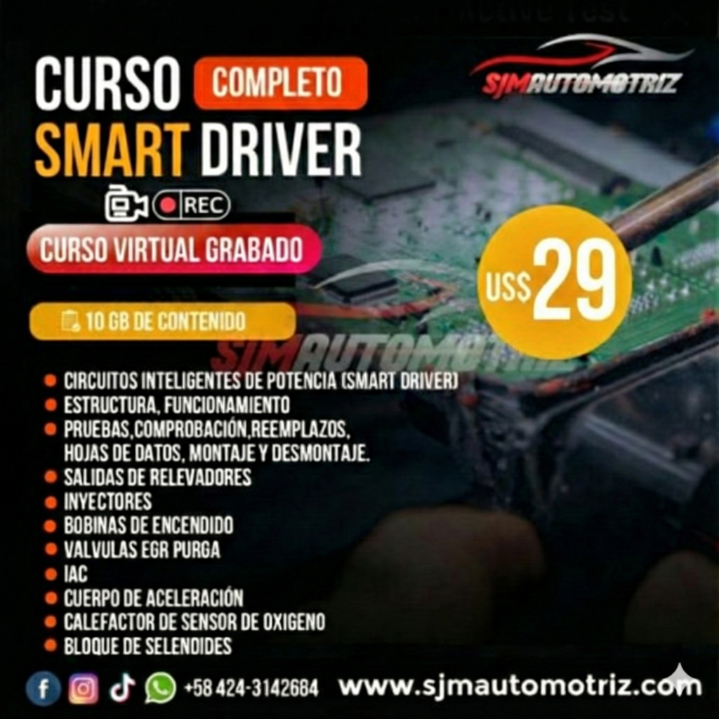Smart Driver Curso Smart Driver (Completo): Diagnóstico de Actuadores y Módulos ...