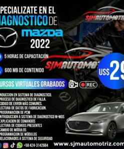 Curso Diagnóstico Mazda 2022 – Sistemas Skyactiv, M-Hybrid y Osciloscopio