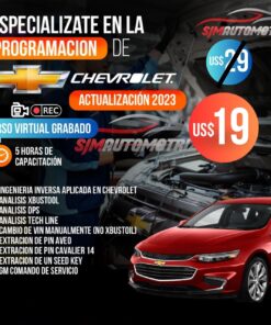 Curso Programación Chevrolet GM 2023 / Actualización 2025 – ECUs e Inmovilizadores