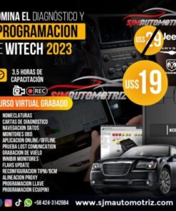 Curso WiTECH 2023 – Diagnóstico y Programación Chrysler, Dodge, Jeep y RAM