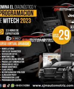 Curso WiTECH 2023 – Diagnóstico y Programación Chrysler, Dodge, Jeep y RAM