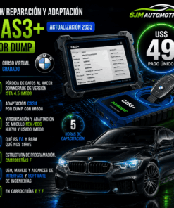 Curso BMW CAS3 Actualización 2023 – Reparación y Adaptación por Dump