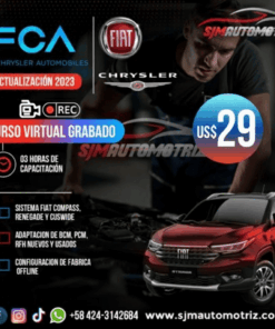 Curso FCA Fiat Chrysler Actualización 2023 – Diagnóstico y Programación de ECUs