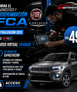 Curso FCA Fiat Chrysler Actualización 2023 – Diagnóstico y Programación de ECUs