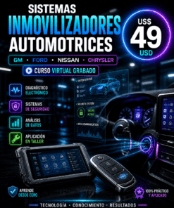 Curso Inmovilizadores Nissan/Chrysler/GM/Ford – Diagnóstico, Claves y Reprogramación