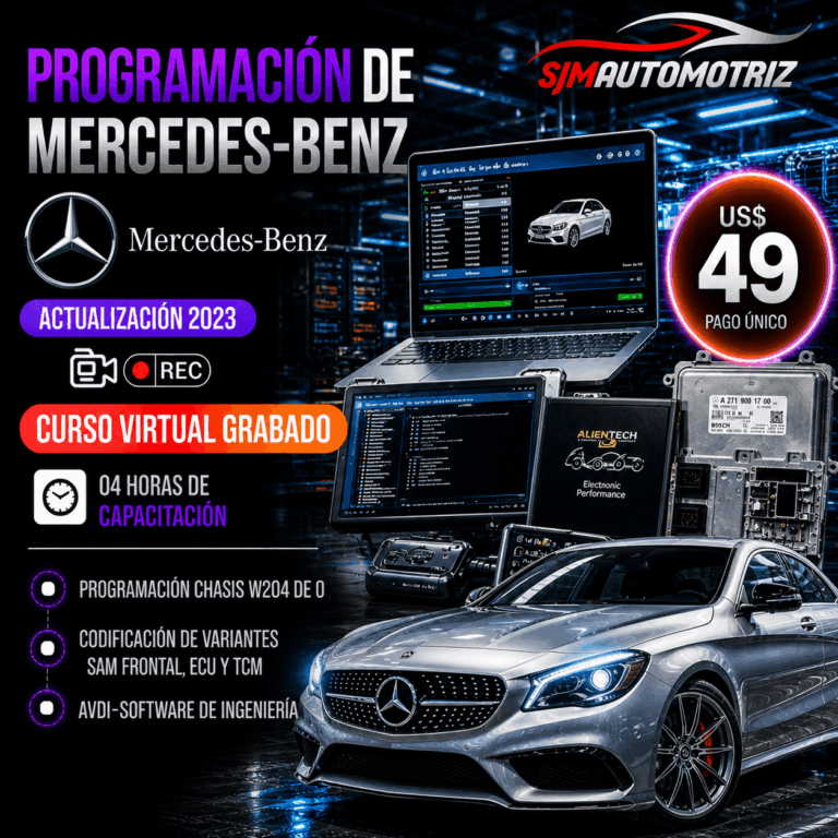 Programación Mercedes-Benz Actualización 2023 – ECUs, Llaves e Inmovilizadores