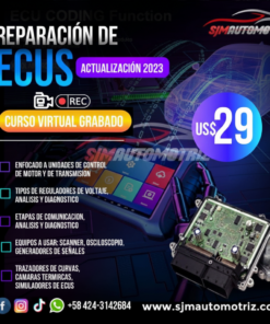 Curso Reparación de ECUs 2023: Diagnóstico, Electrónica y Programación Automotriz