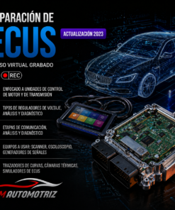 Curso Reparación de ECUs 2023: Diagnóstico, Electrónica y Programación Automotriz