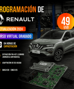Curso Programación Renault 2023 – Diagnóstico, Llaves y ECUs Avanzadas