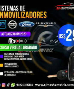 Curso Inmovilizadores Nissan/Chrysler/GM/Ford – Diagnóstico, Claves y Reprogramación