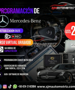 Curso Programación Mercedes-Benz Actualización 2023 – ECUs, Llaves e Inmovilizadores