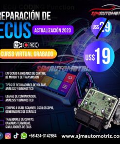 Curso Reparación de ECUs 2023: Diagnóstico, Electrónica y Programación Automotriz