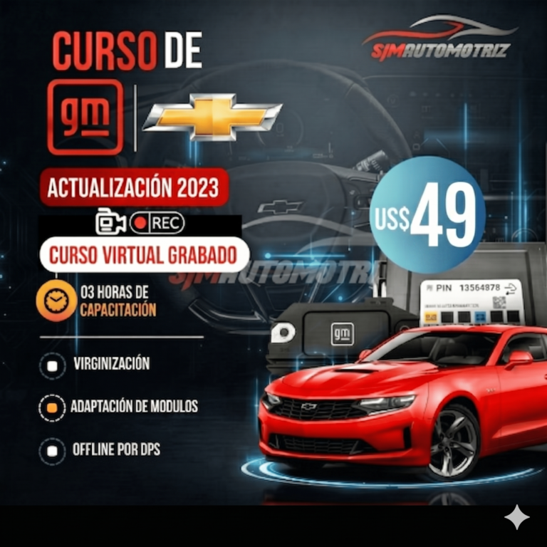 Curso GM Chevrolet Adaptación de Módulos Offline por DPS