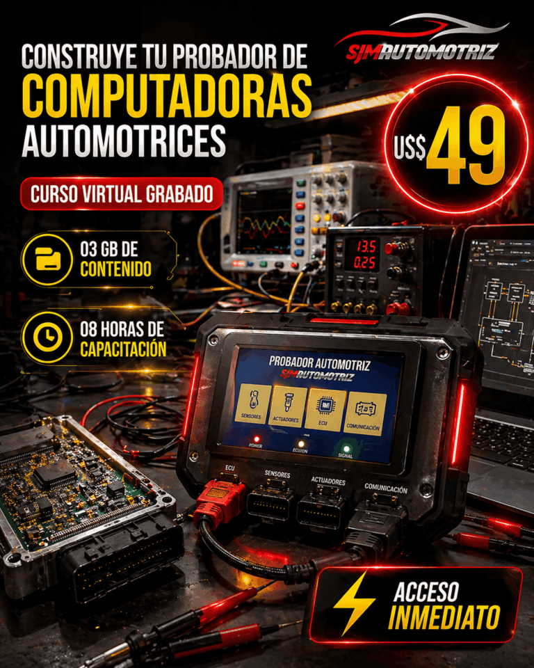 Construye tu Probador de ECUs (Computadoras Automotrices)