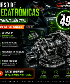 Curso Mecatrónica Automotriz 2023 – Diagnóstico Electrónico y Neumático (Online)