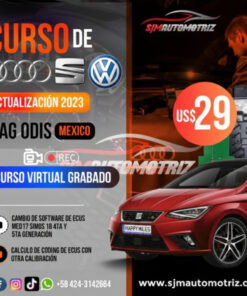 Curso Audi/Seat/VW VAG ODIS México 2023 – Diagnóstico y Programación ECUs