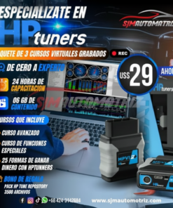Curso HP Tuners Nivel Avanzado – Reprogramación, Tuning y Optimización (Online)