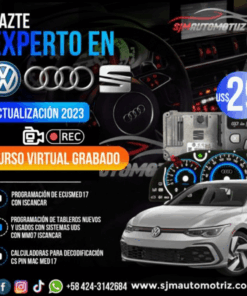 Curso VW-Audi-SEAT Actualización 2023 – Programación de ECUs y Tableros (VAG)
