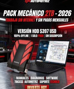 Pack Mecánico 2TB (HDD) 1974–2026 — Biblioteca OFFLINE para Taller