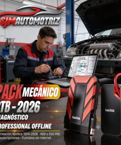 Pack Mecánico 2TB 2026 HDD o SSD | Software y Diagramas Automotrices Offline Sin Suscripciones